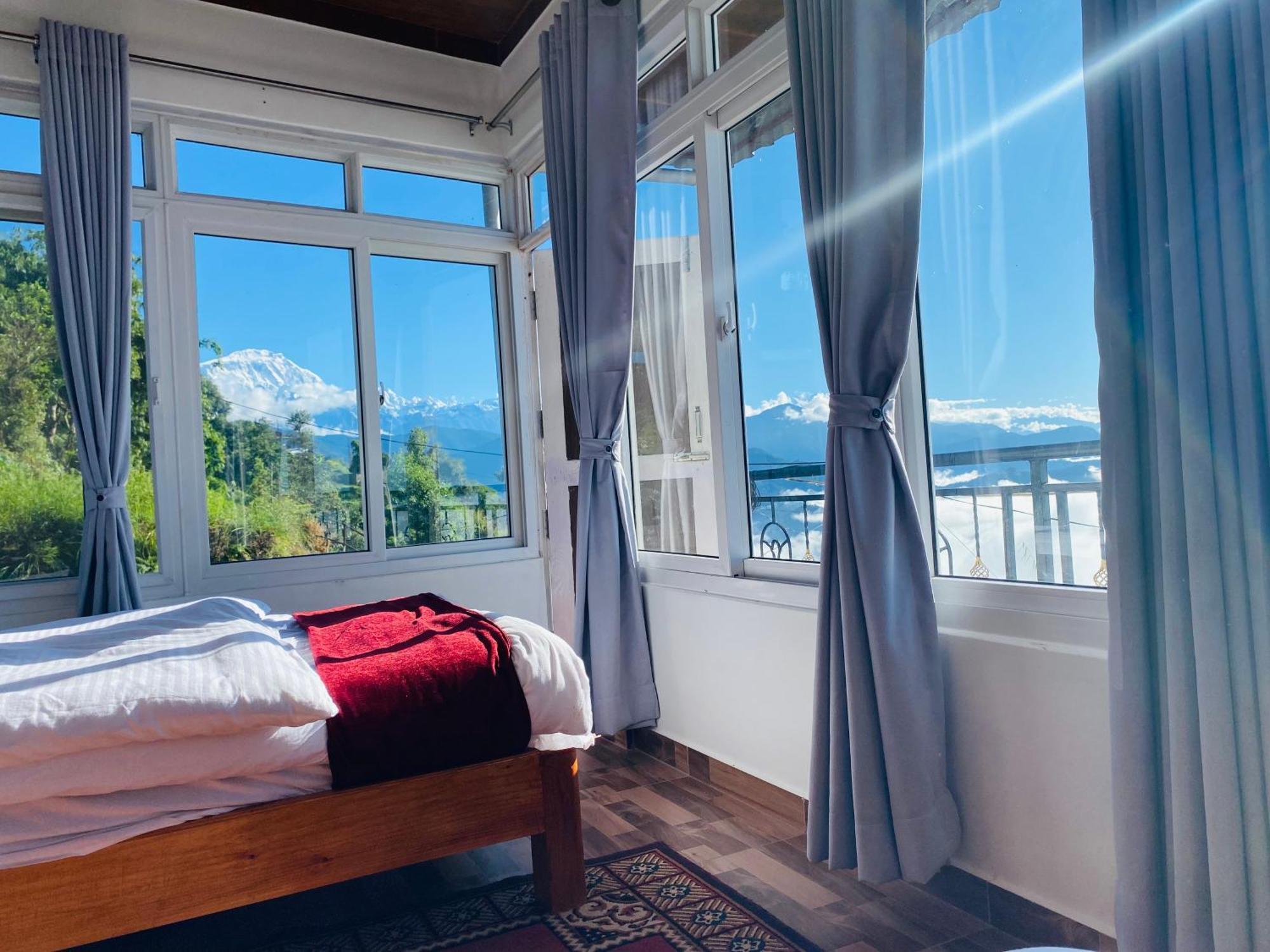 Panoramic View Guest House Sarangkot 博卡拉 外观 照片