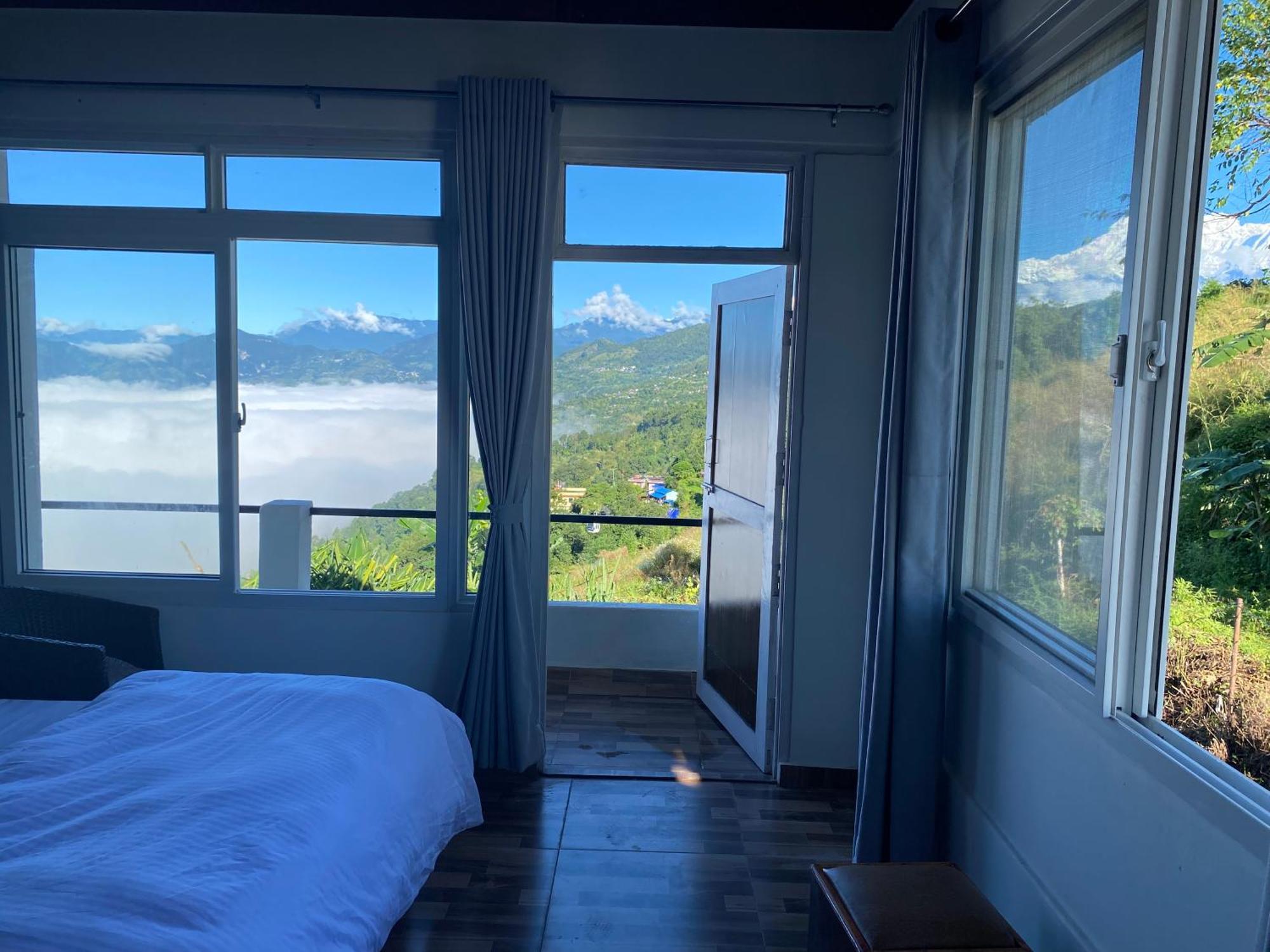 Panoramic View Guest House Sarangkot 博卡拉 外观 照片