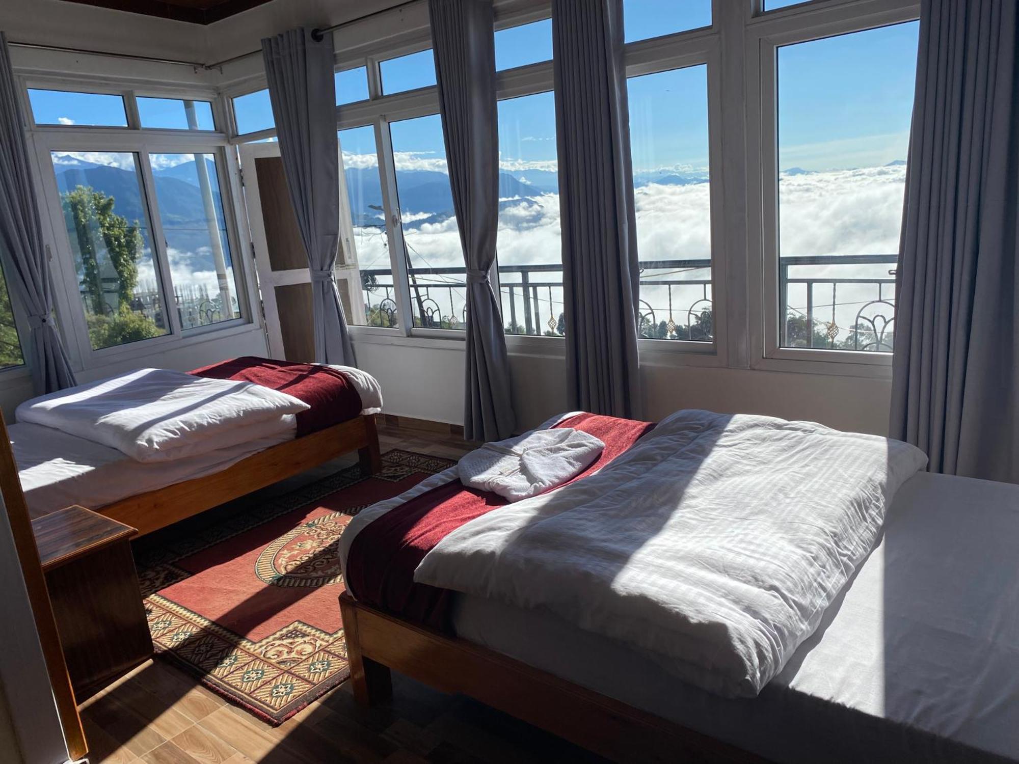 Panoramic View Guest House Sarangkot 博卡拉 外观 照片