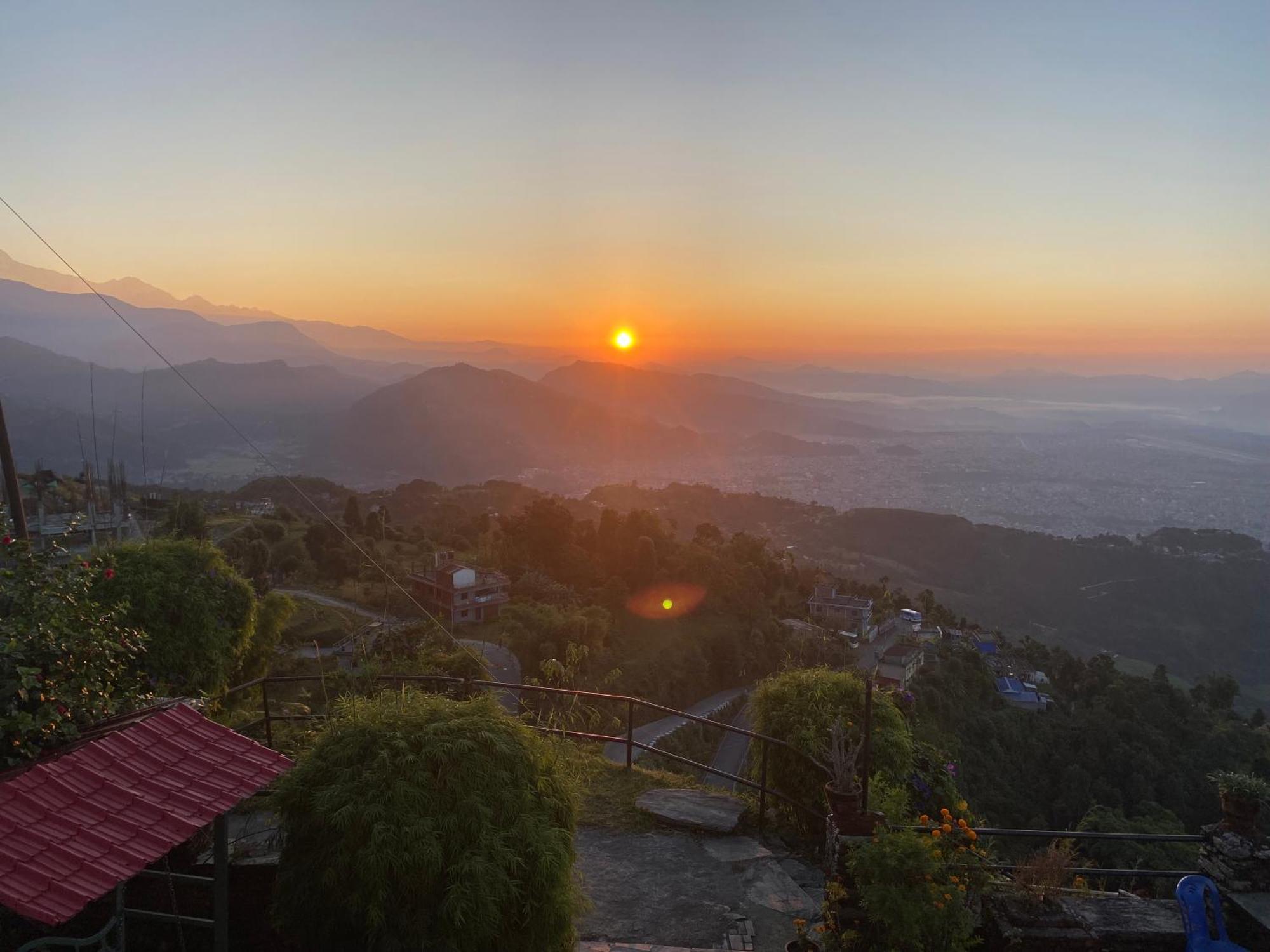 Panoramic View Guest House Sarangkot 博卡拉 外观 照片
