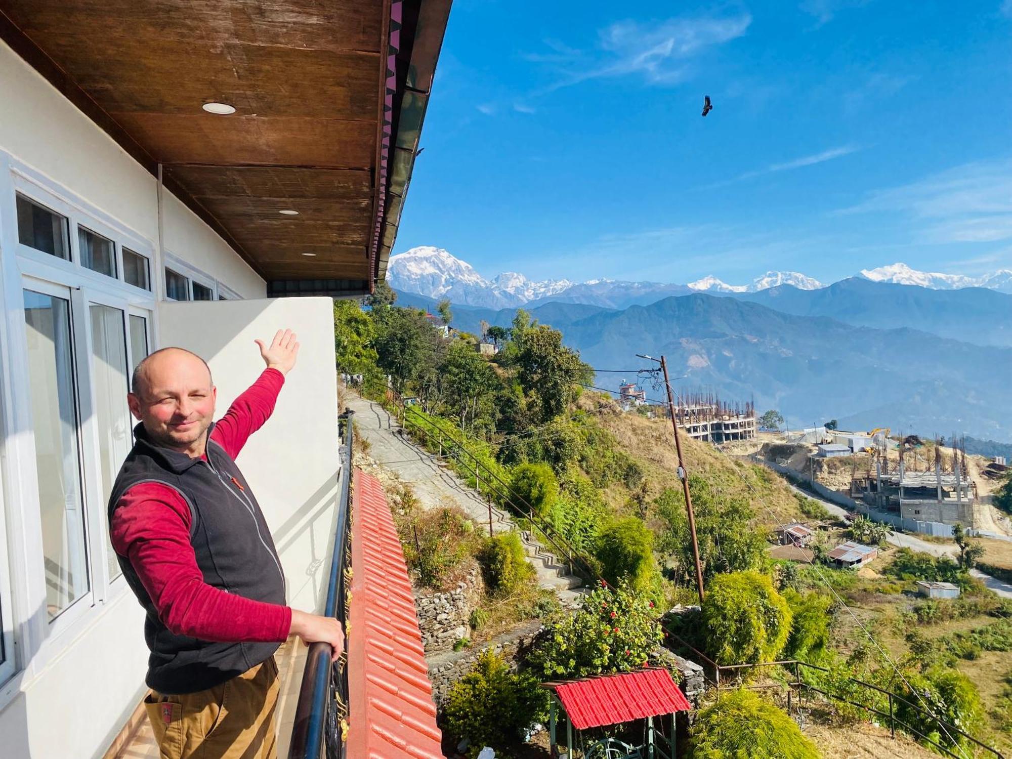Panoramic View Guest House Sarangkot 博卡拉 外观 照片