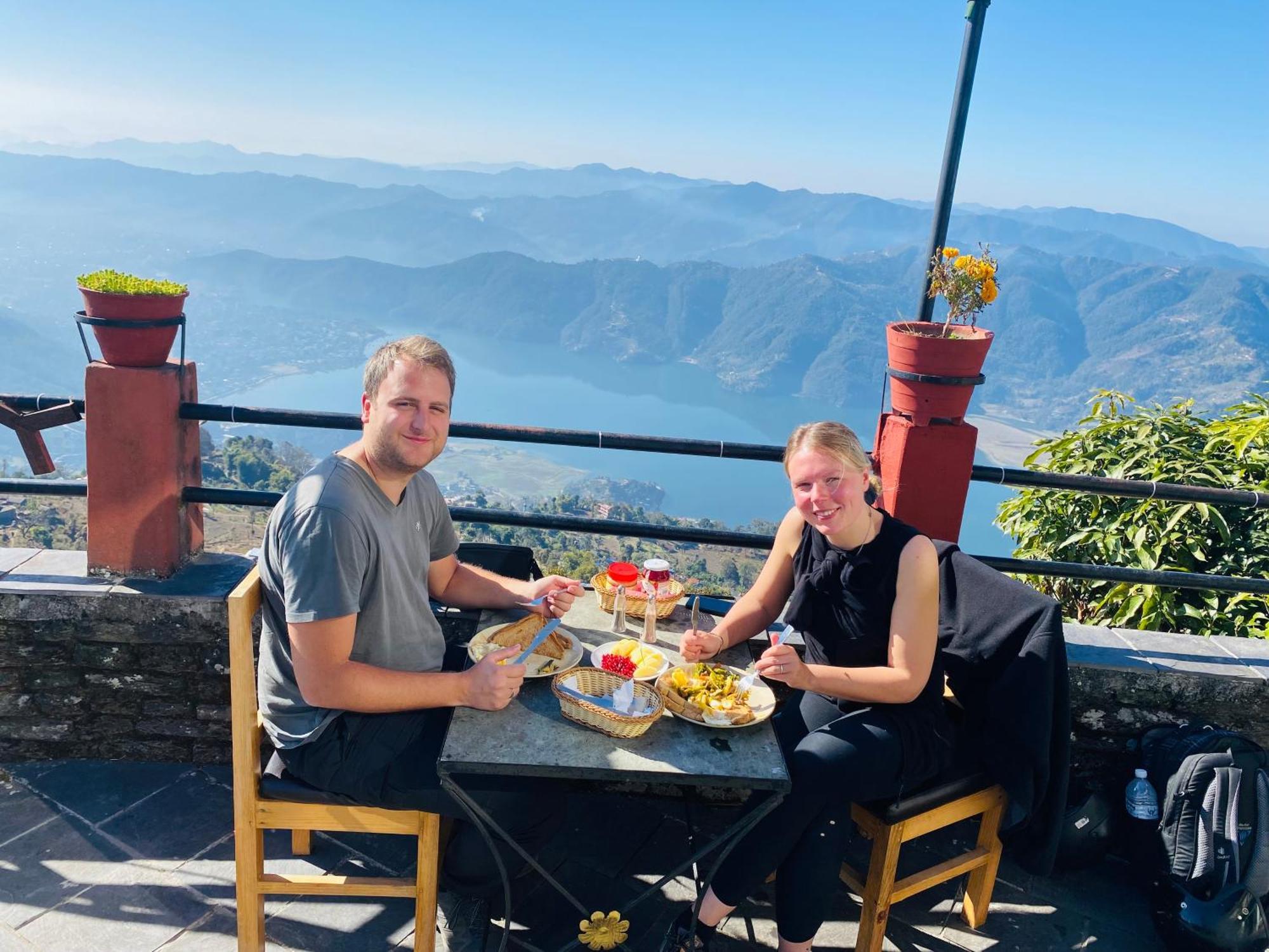 Panoramic View Guest House Sarangkot 博卡拉 外观 照片